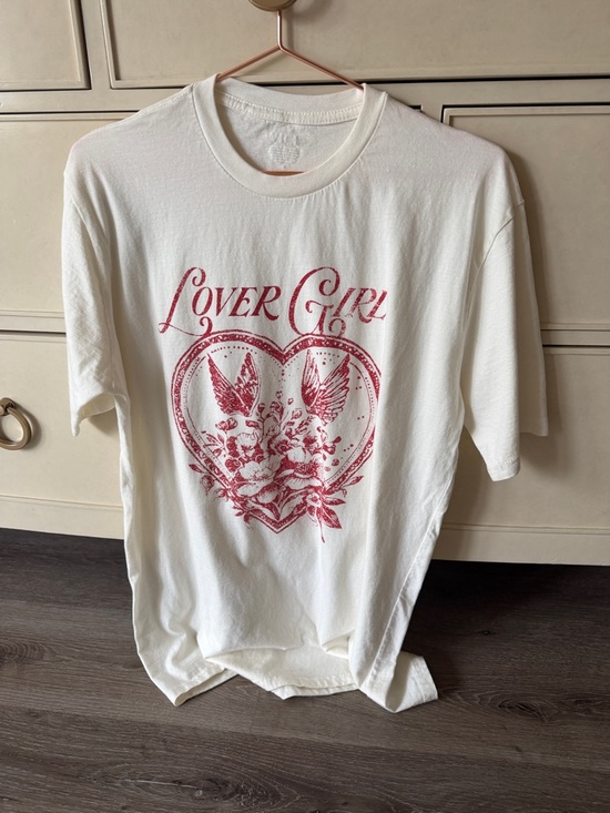 Vici Tops - Vici Cream Ribbed Cotton Tee - Subtle Crewneck